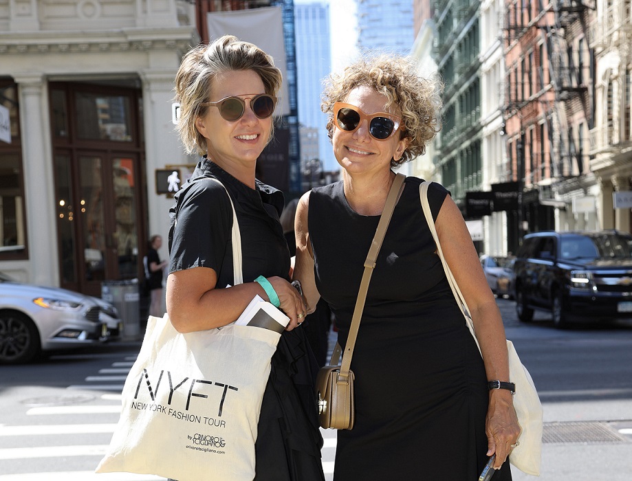 Silvia Scigliano e Marcia Crivorot da NYFT New York Fashion Tour